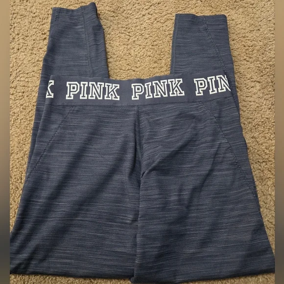 PINK Victoria's Secret Large Ultimate Spellout Activewear Leggings - Picture 4 of 5